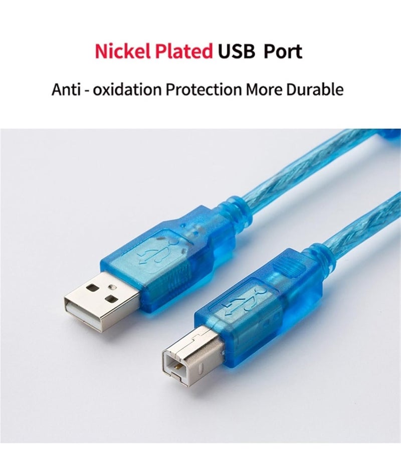Blue USB C Programming Cable for Omron CP1H CP1E CP1L CJ2M Series PLC Data Download Line - Image 4